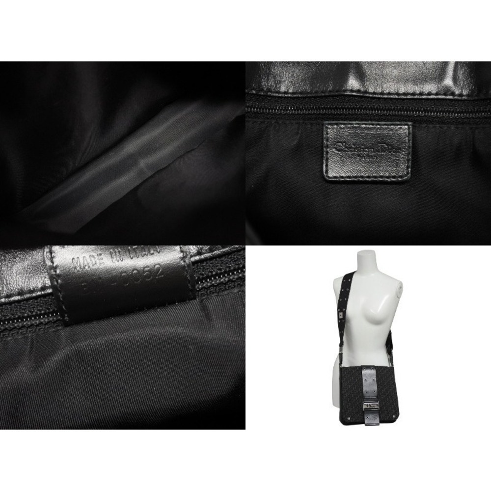 Dior Line Street Shoulder Christian Chic Trotter Galliano Bag Black - Picture 9 of 9